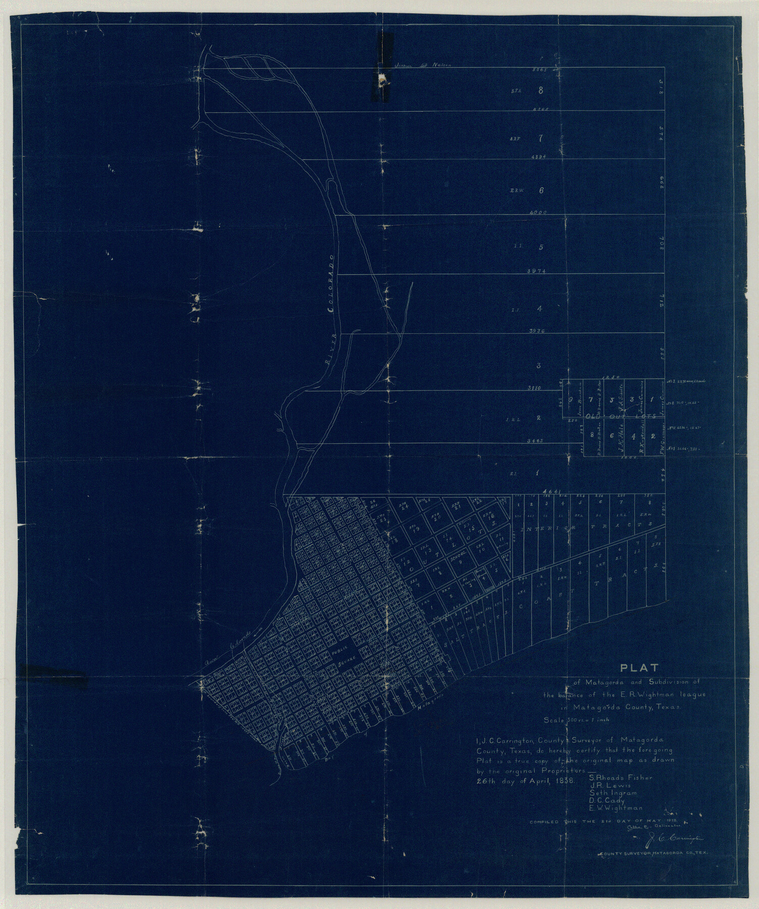 10531, Matagorda County Sketch File 32, General Map Collection