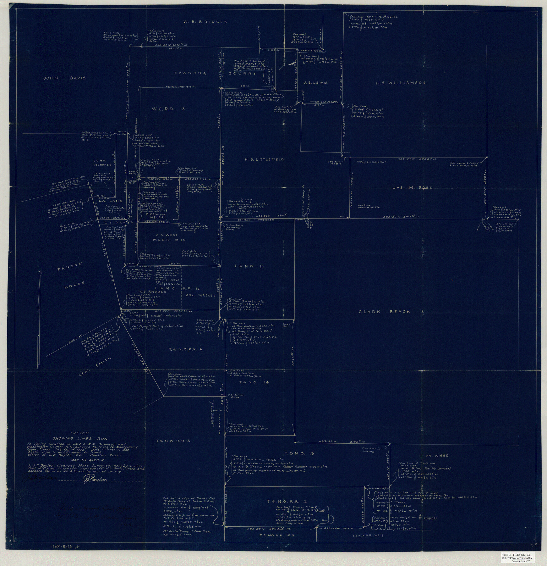 10550, Montgomery County Sketch File 31, General Map Collection