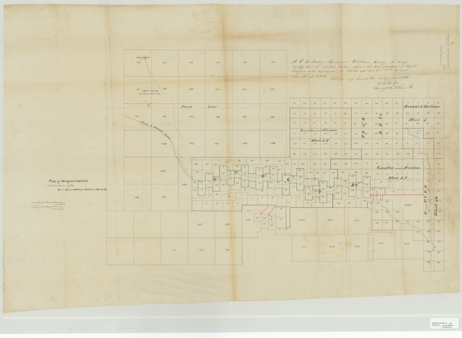 10561, Oldham County Sketch File 6, General Map Collection