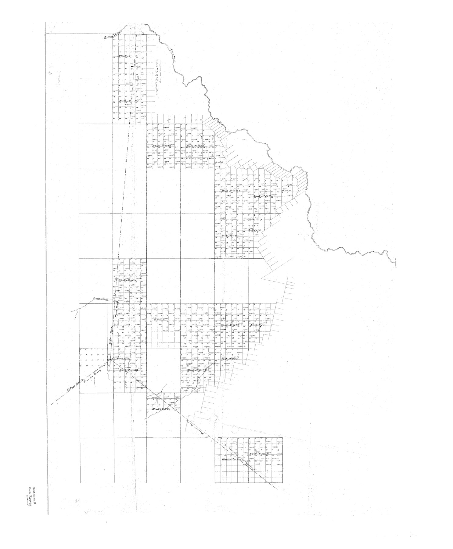 10587, Reeves County Sketch File 9, General Map Collection