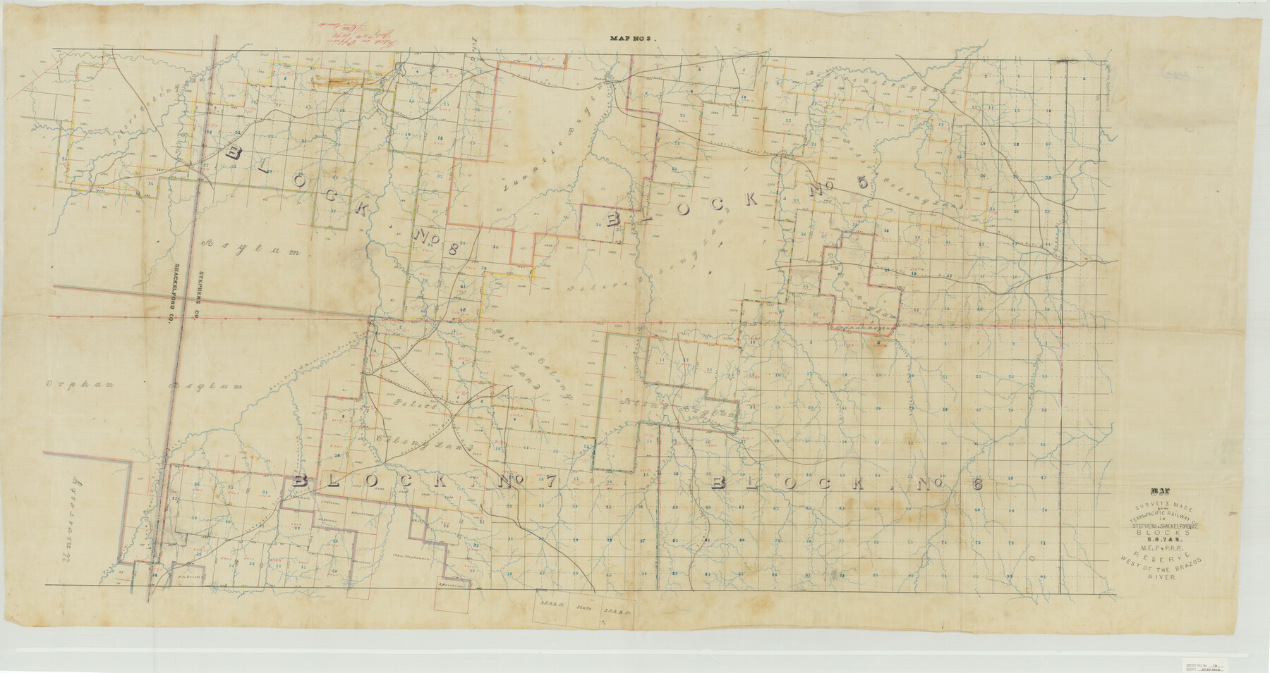 10608, Stephens County Sketch File 16, General Map Collection