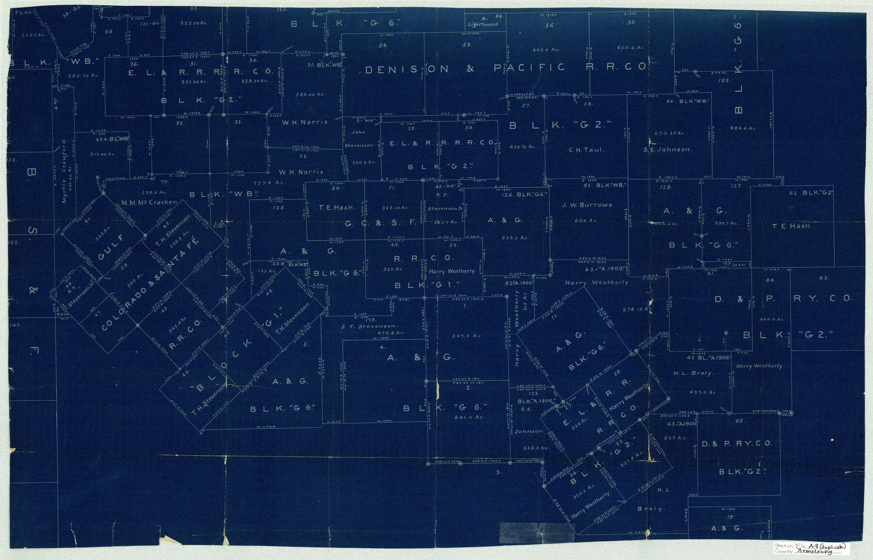 10850, Armstrong County Sketch File A-8, General Map Collection