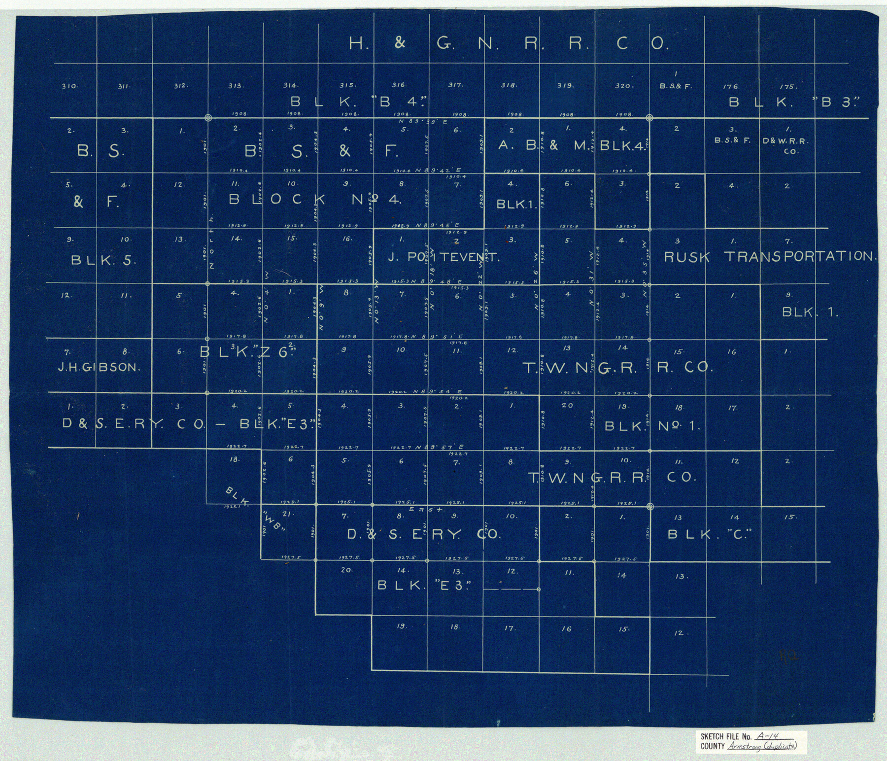 10855, Armstrong County Sketch File A-14, General Map Collection