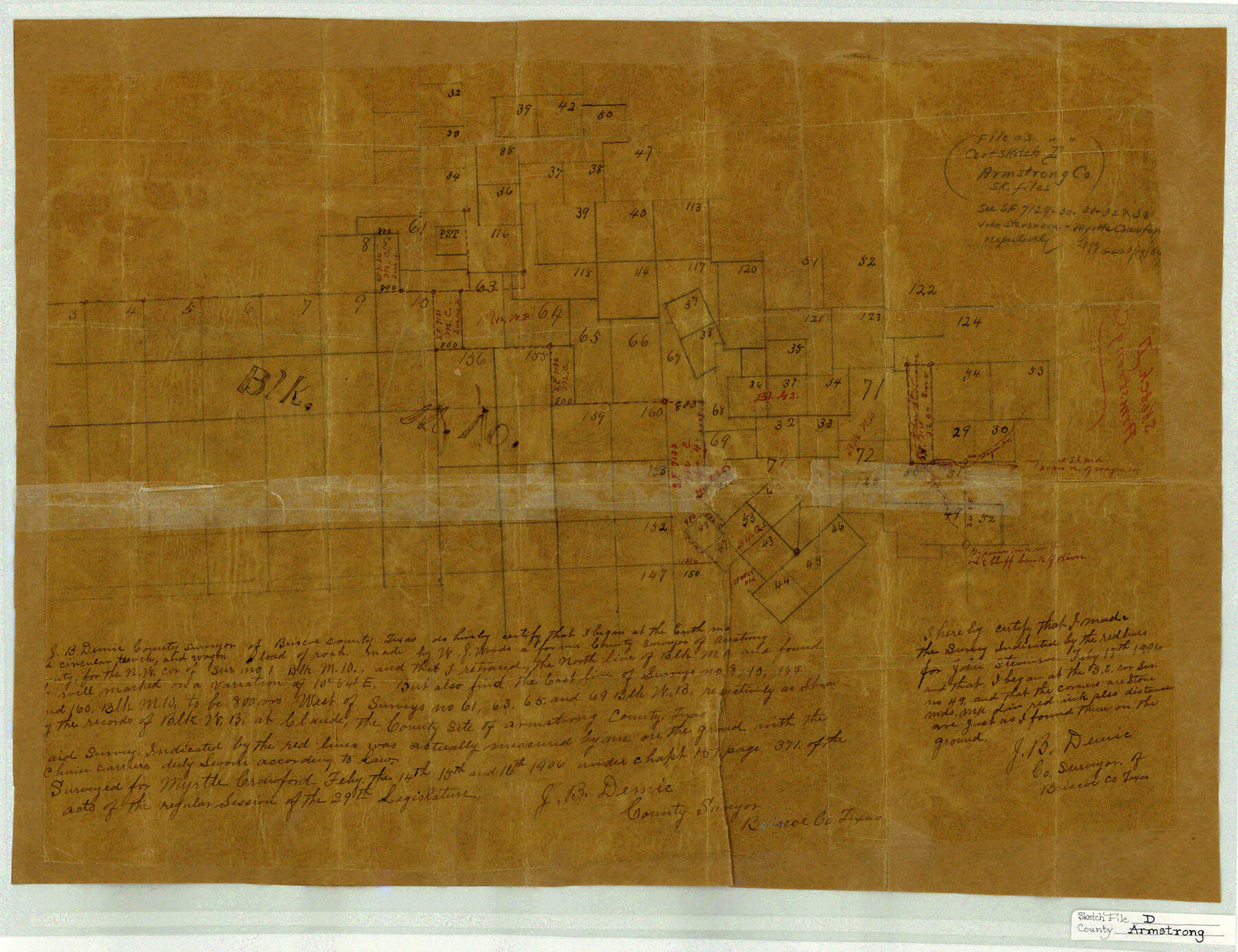 10857, Armstrong County Sketch File D, General Map Collection