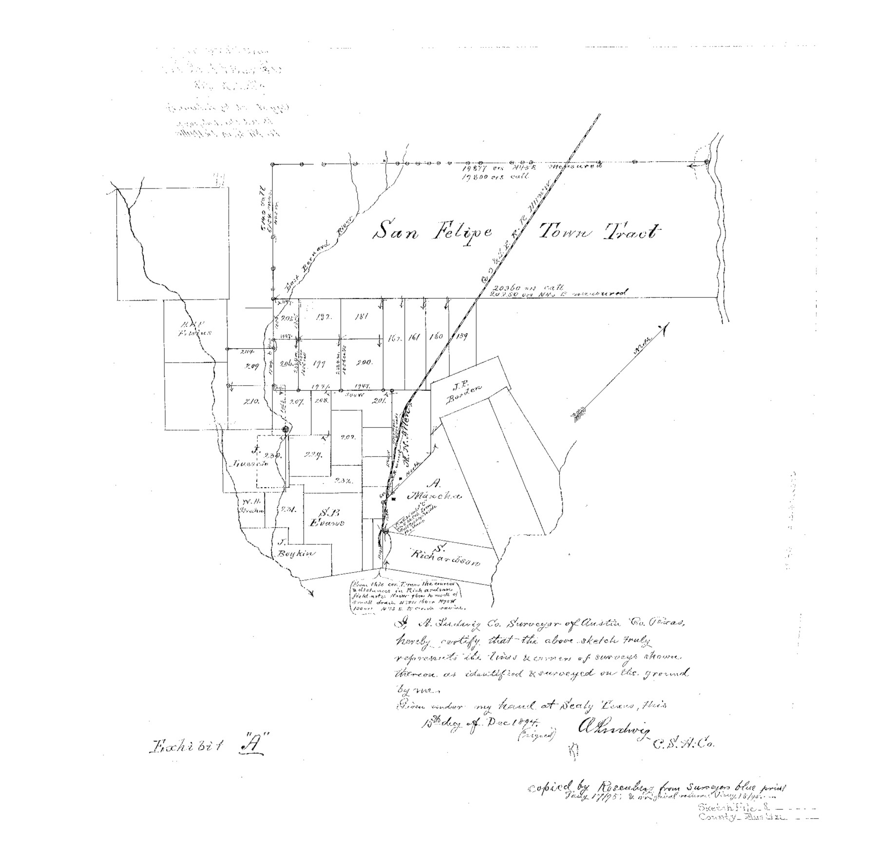 10873, Austin County Sketch File 8, General Map Collection