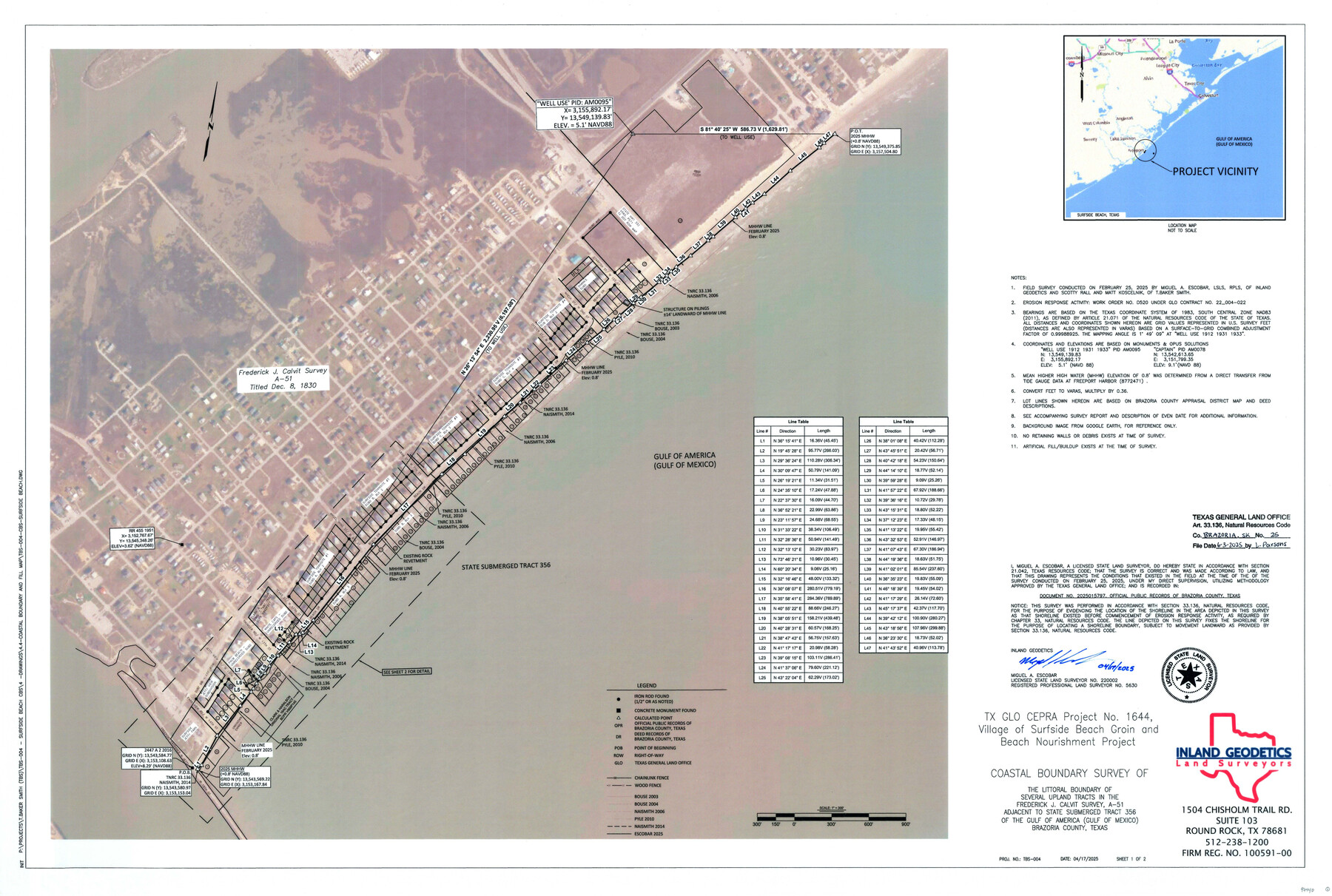 97440, Brazoria County NRC Article 33.136 Sketch 25, General Map Collection