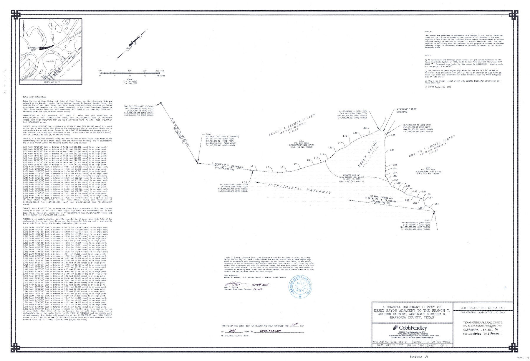 97476, Brazoria County NRC Article 33.136 Sketch 31