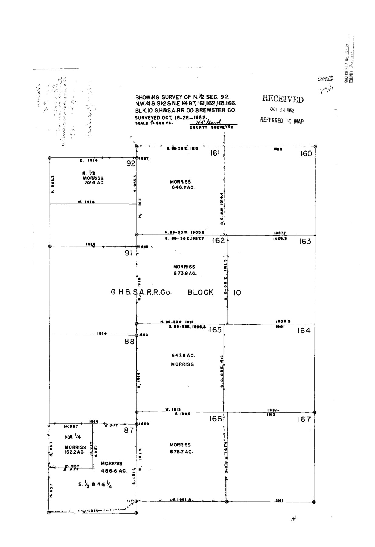 10970, Brewster County Sketch File N-24, General Map Collection