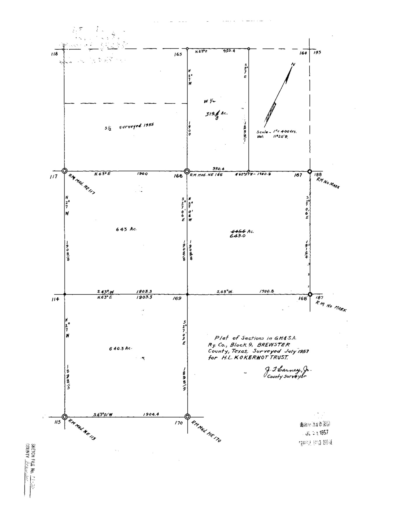 10971, Brewster County Sketch File N-26, General Map Collection