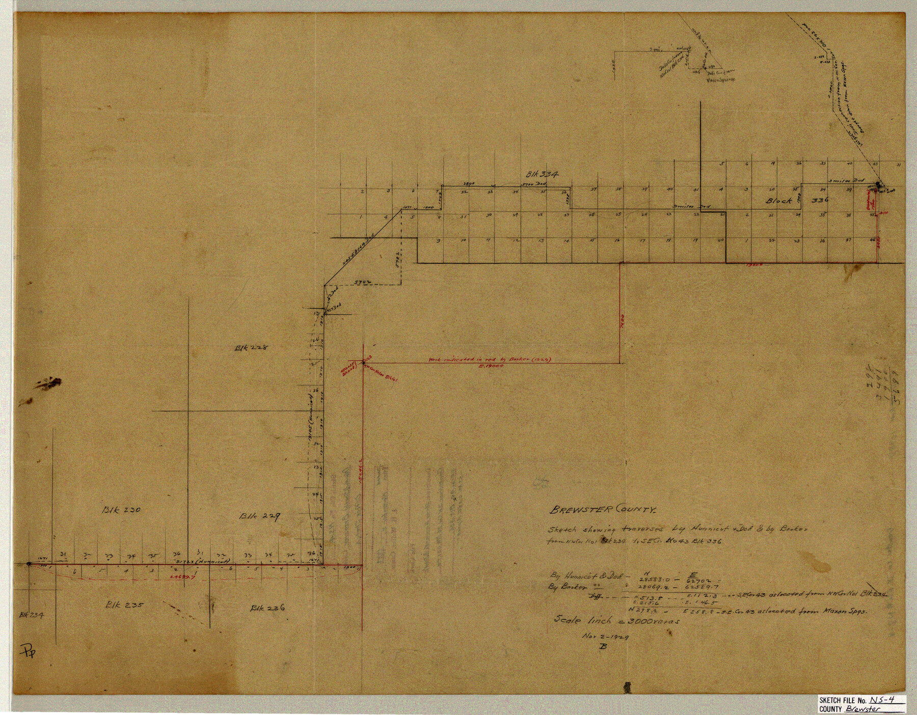 10987, Brewster County Sketch File NS-4, General Map Collection