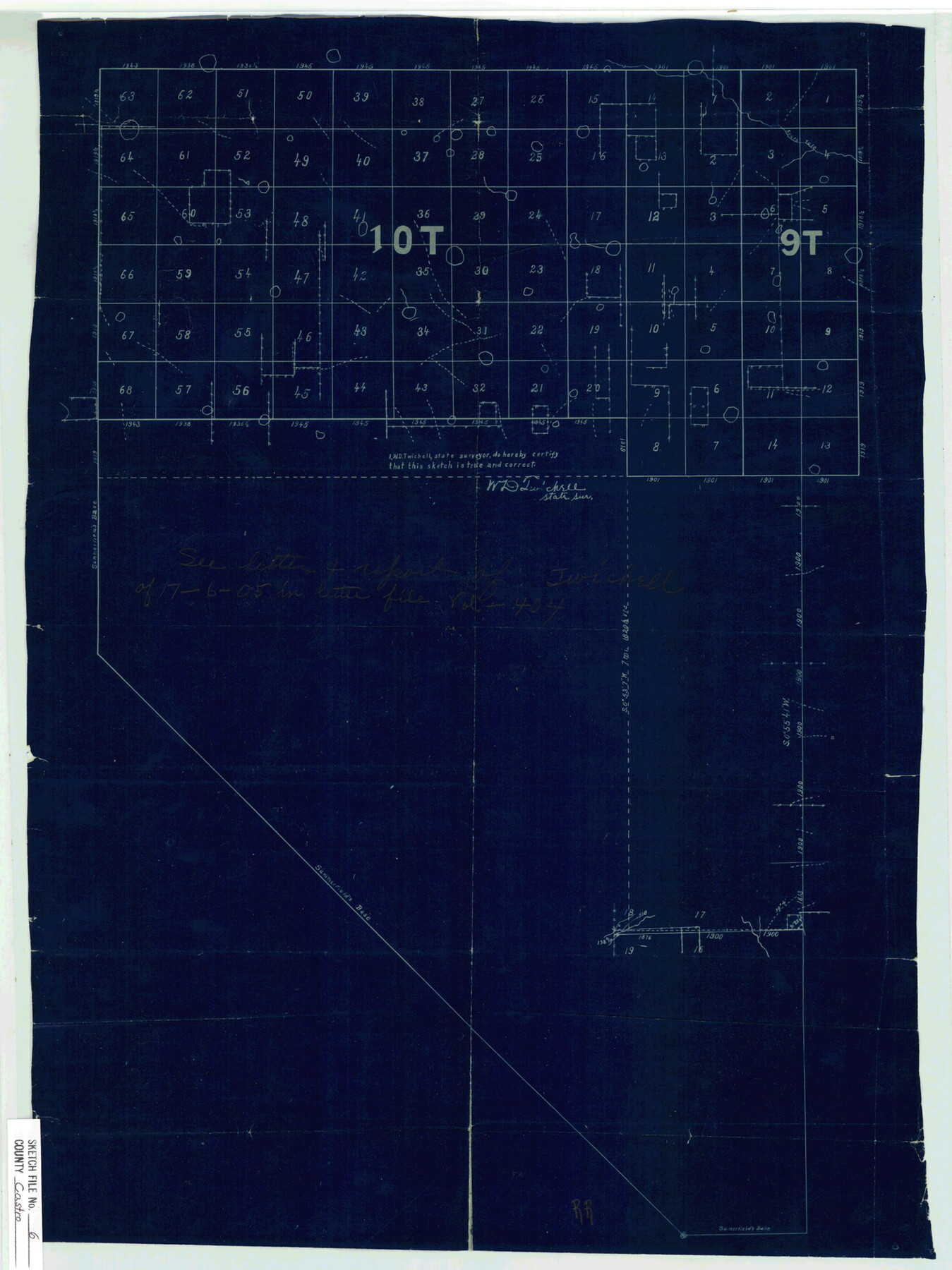 11059, Castro County Sketch File 6, General Map Collection