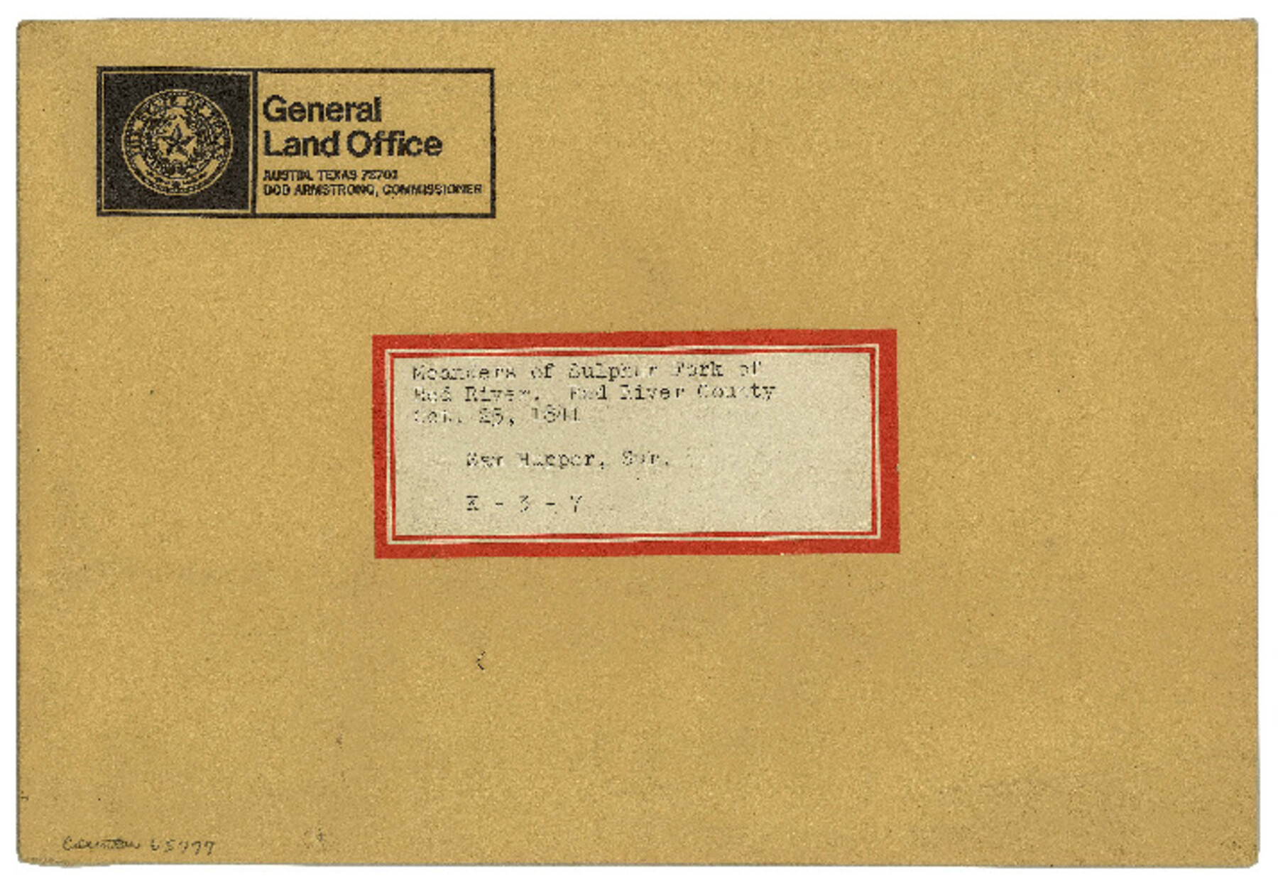 65777, Meanders of Sulphur Fork of Red River, Red River County, Texas