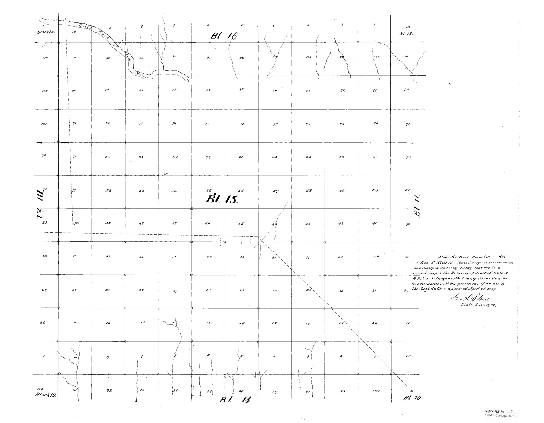 11129, Collingsworth County Sketch File 2, General Map Collection