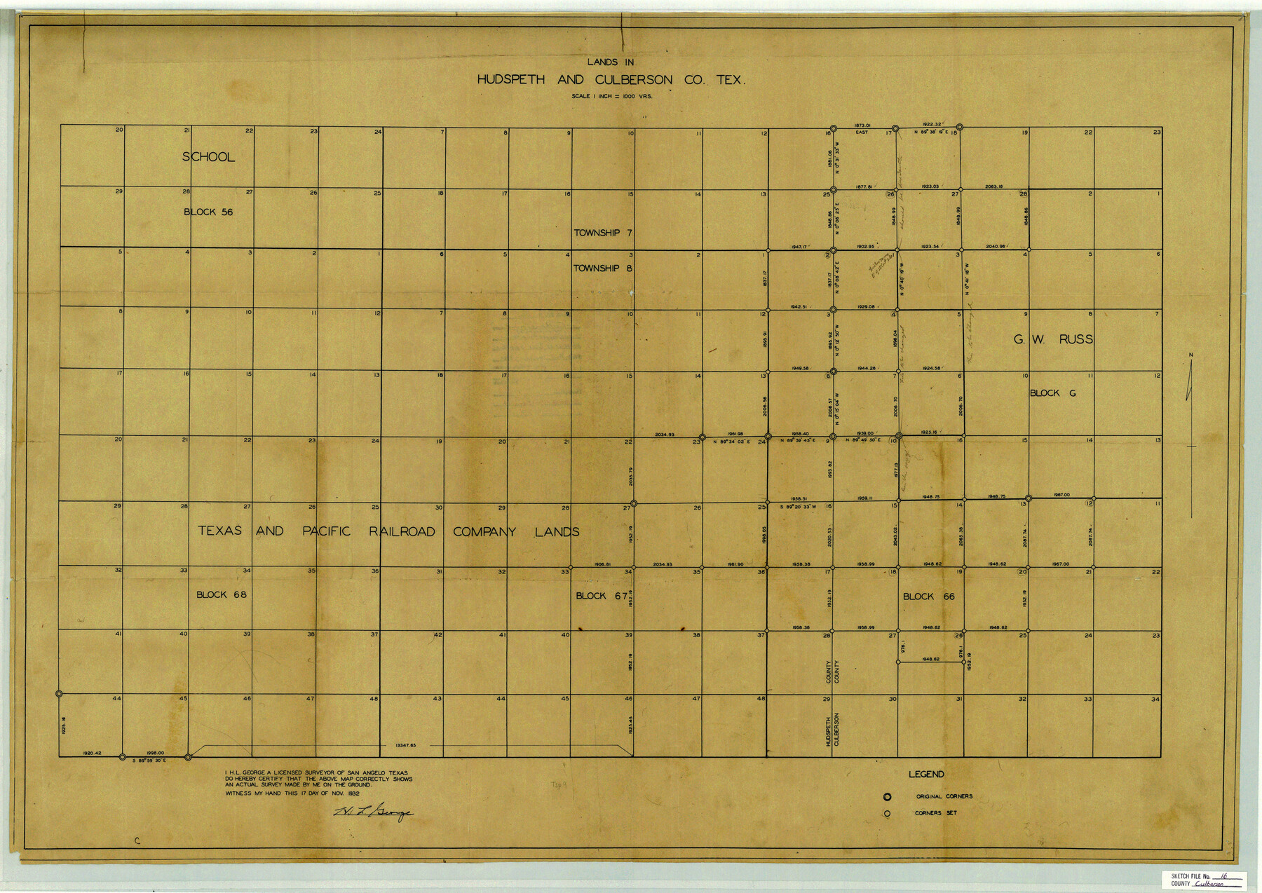 11268, Culberson County Sketch File 16, General Map Collection