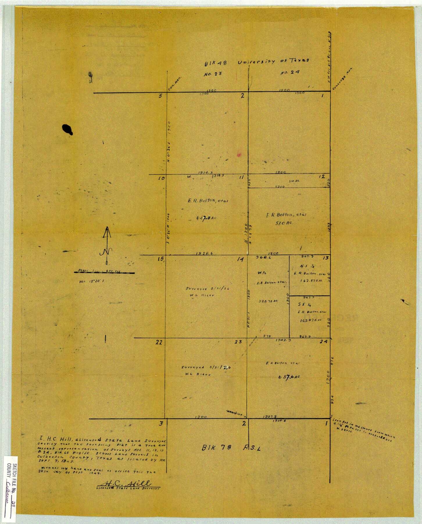 11270, Culberson County Sketch File 29, General Map Collection