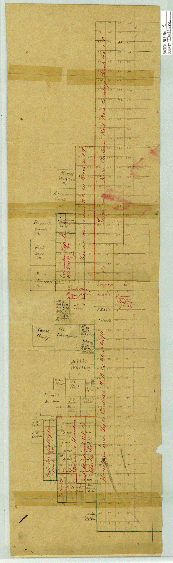 11279, Dallam County Sketch File 4, General Map Collection