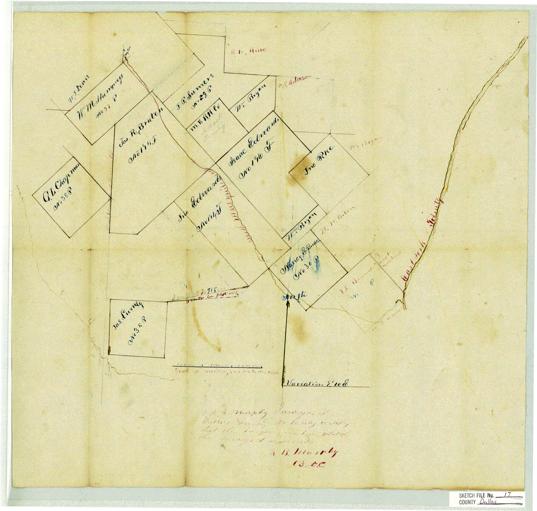 11285, Dallas County Sketch File 17, General Map Collection