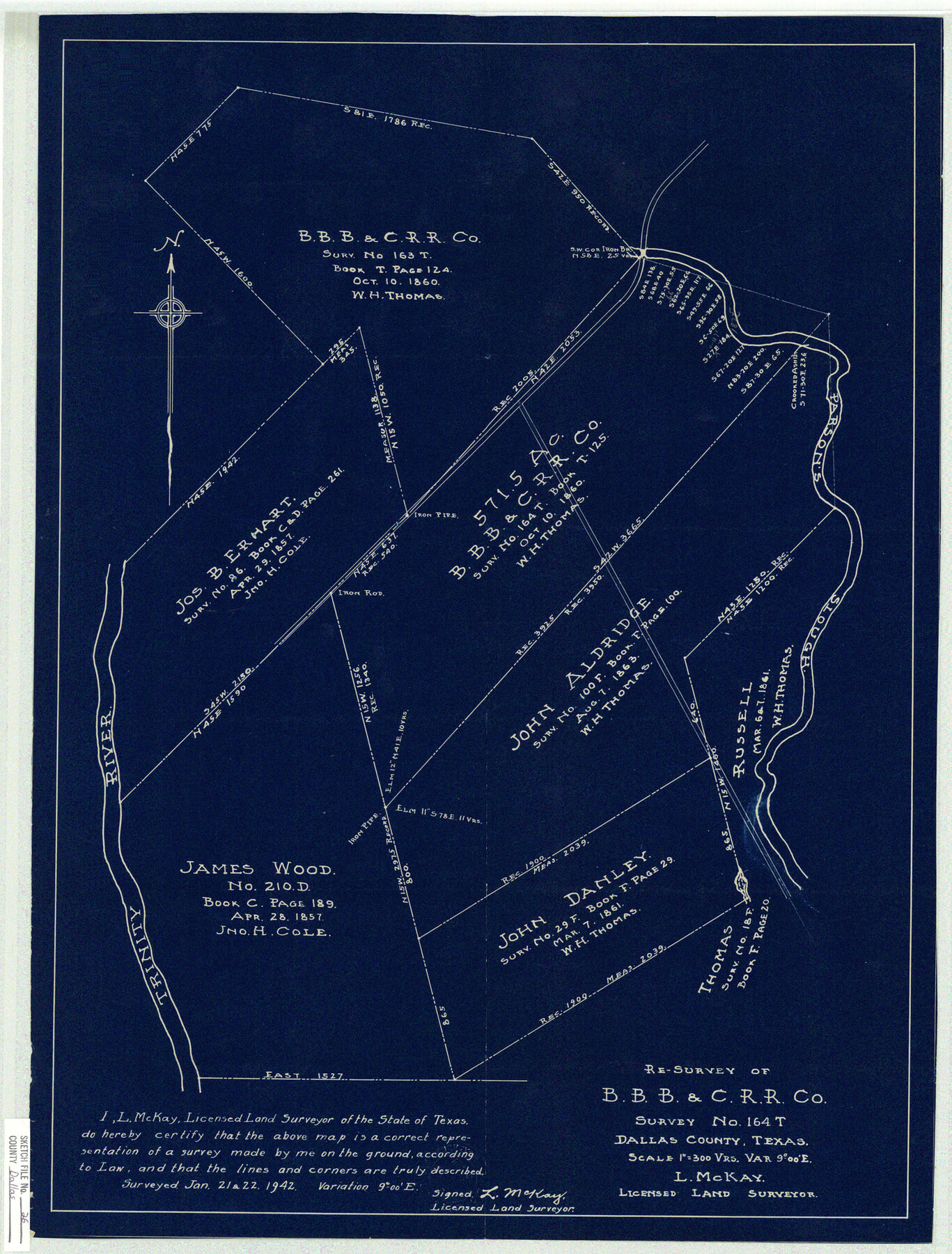 11289, Dallas County Sketch File 26, General Map Collection