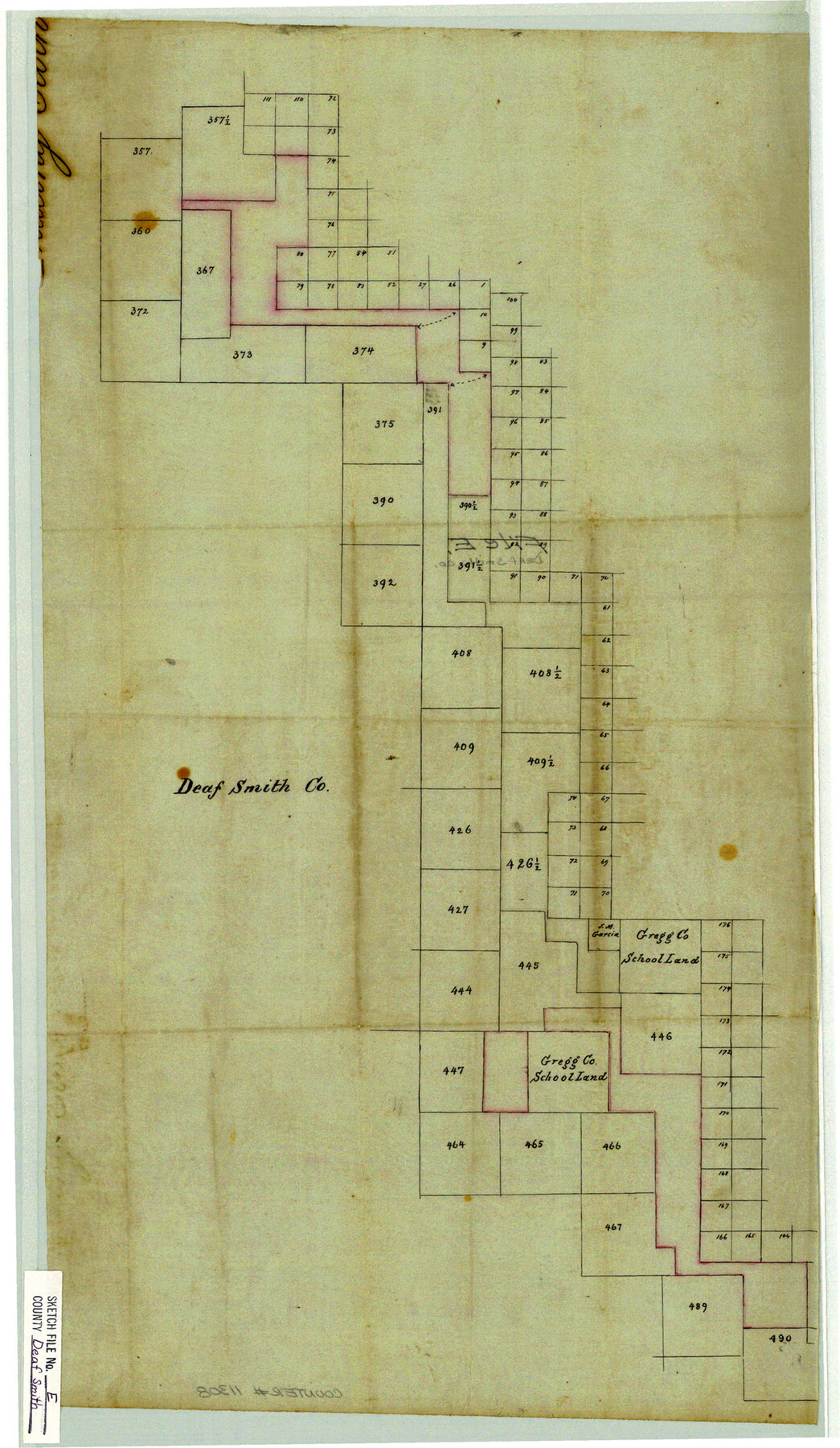 11308, Deaf Smith County Sketch File E, General Map Collection