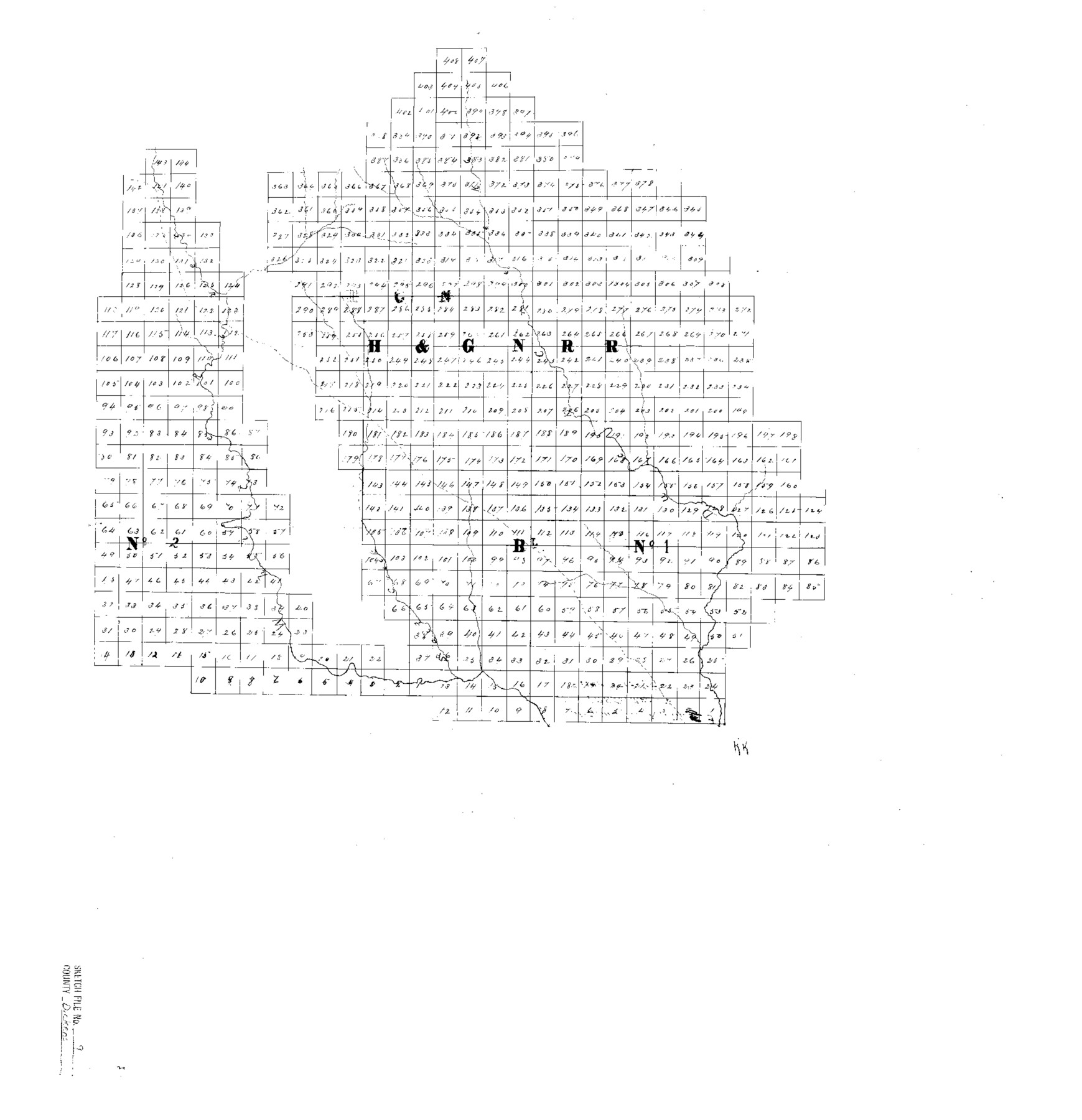 11319, Dickens County Sketch File 9, General Map Collection