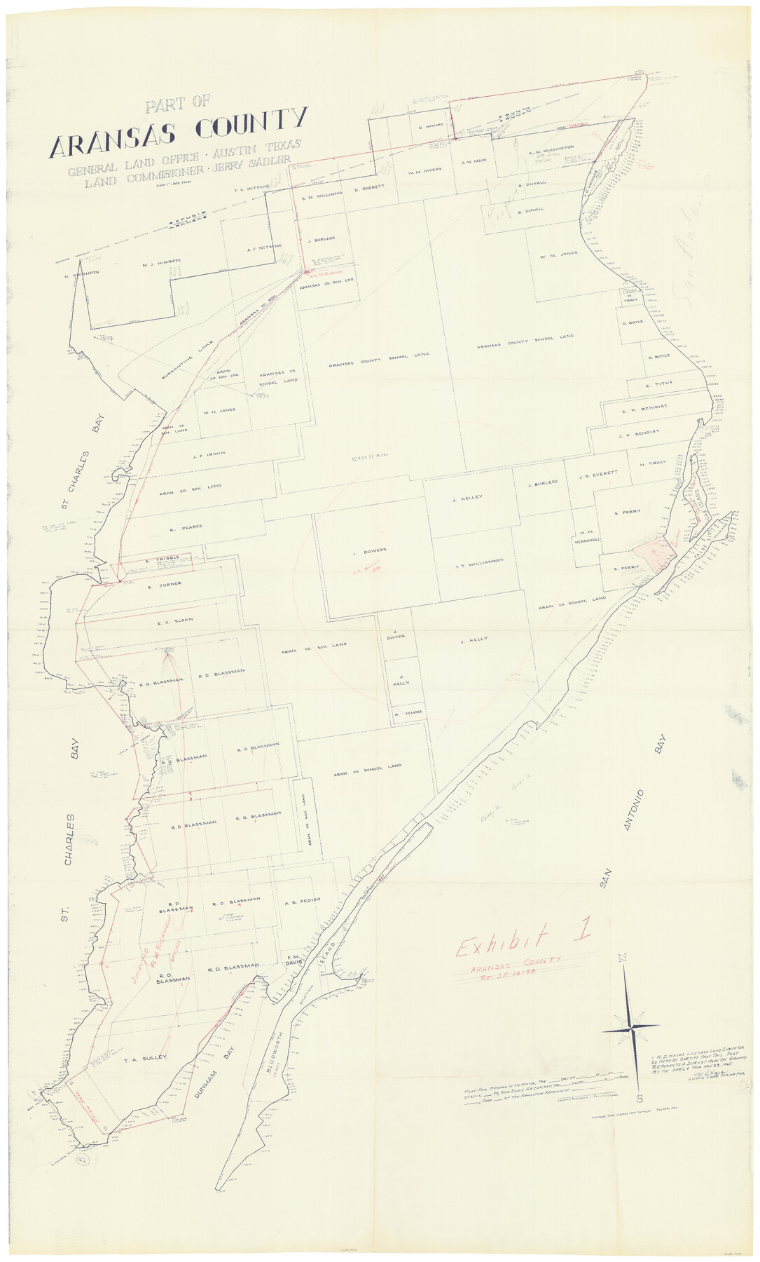 77193, Aransas County Rolled Sketch 14