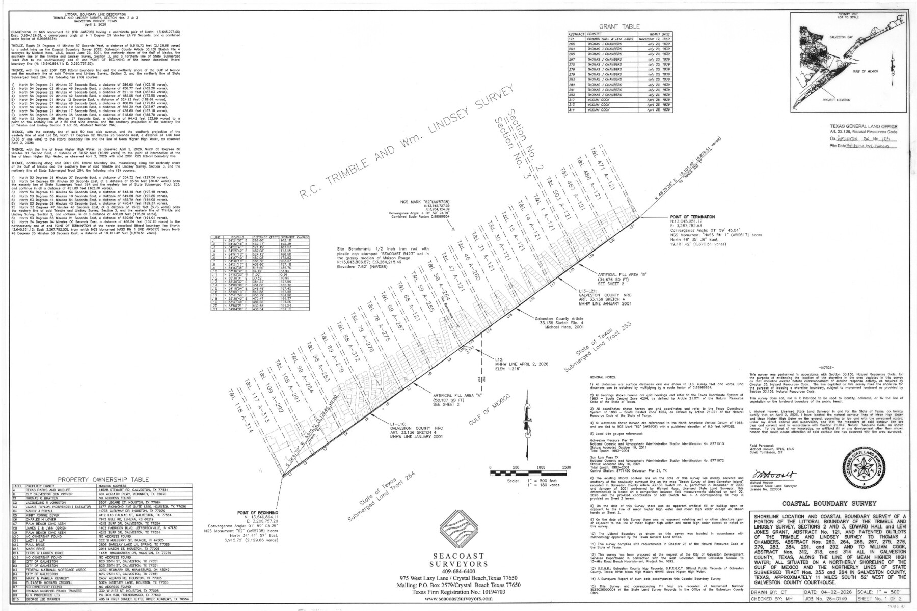 97587, Galveston County NRC Article 33.136 Sketch 104