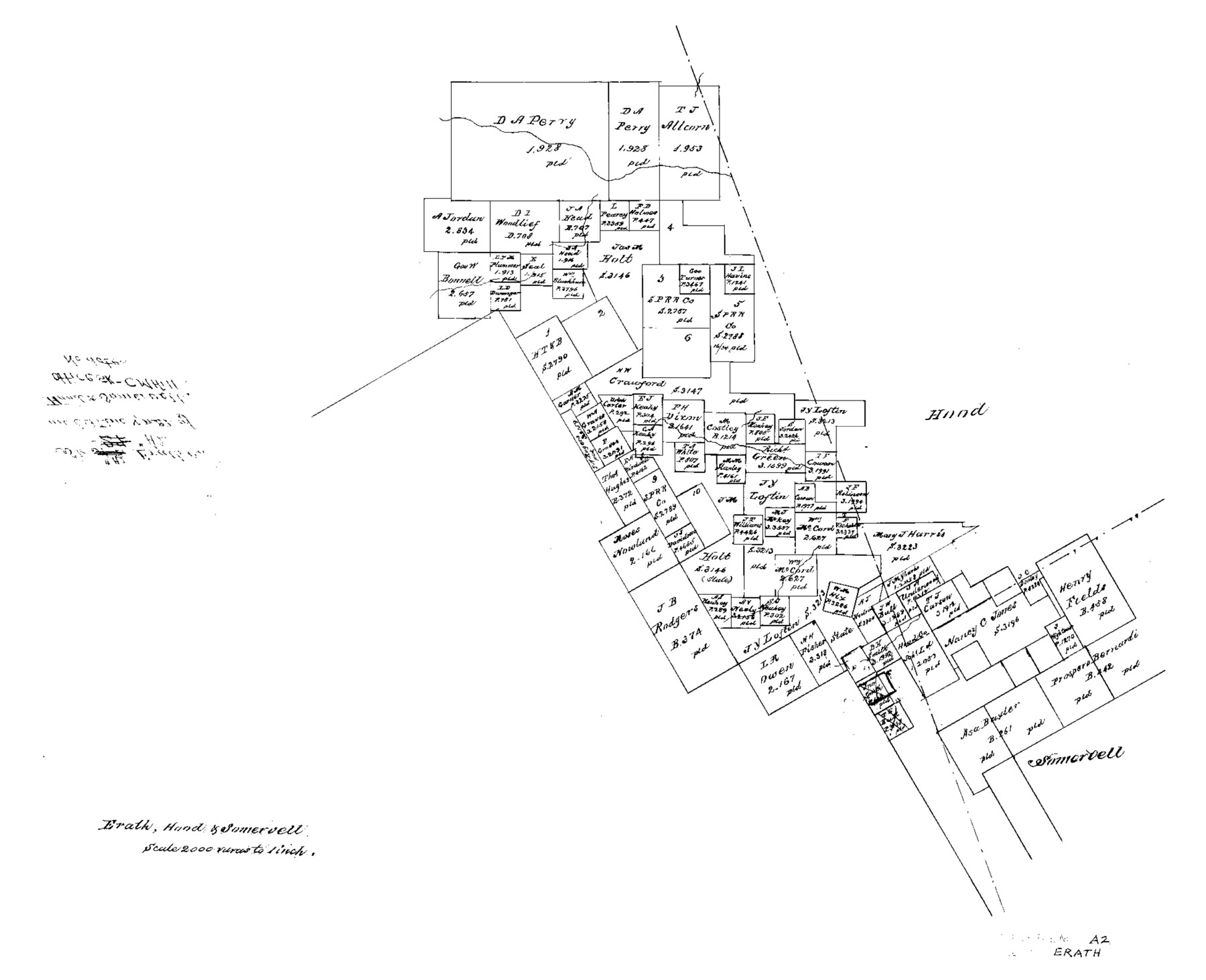 11464, Erath County Sketch File A2, General Map Collection