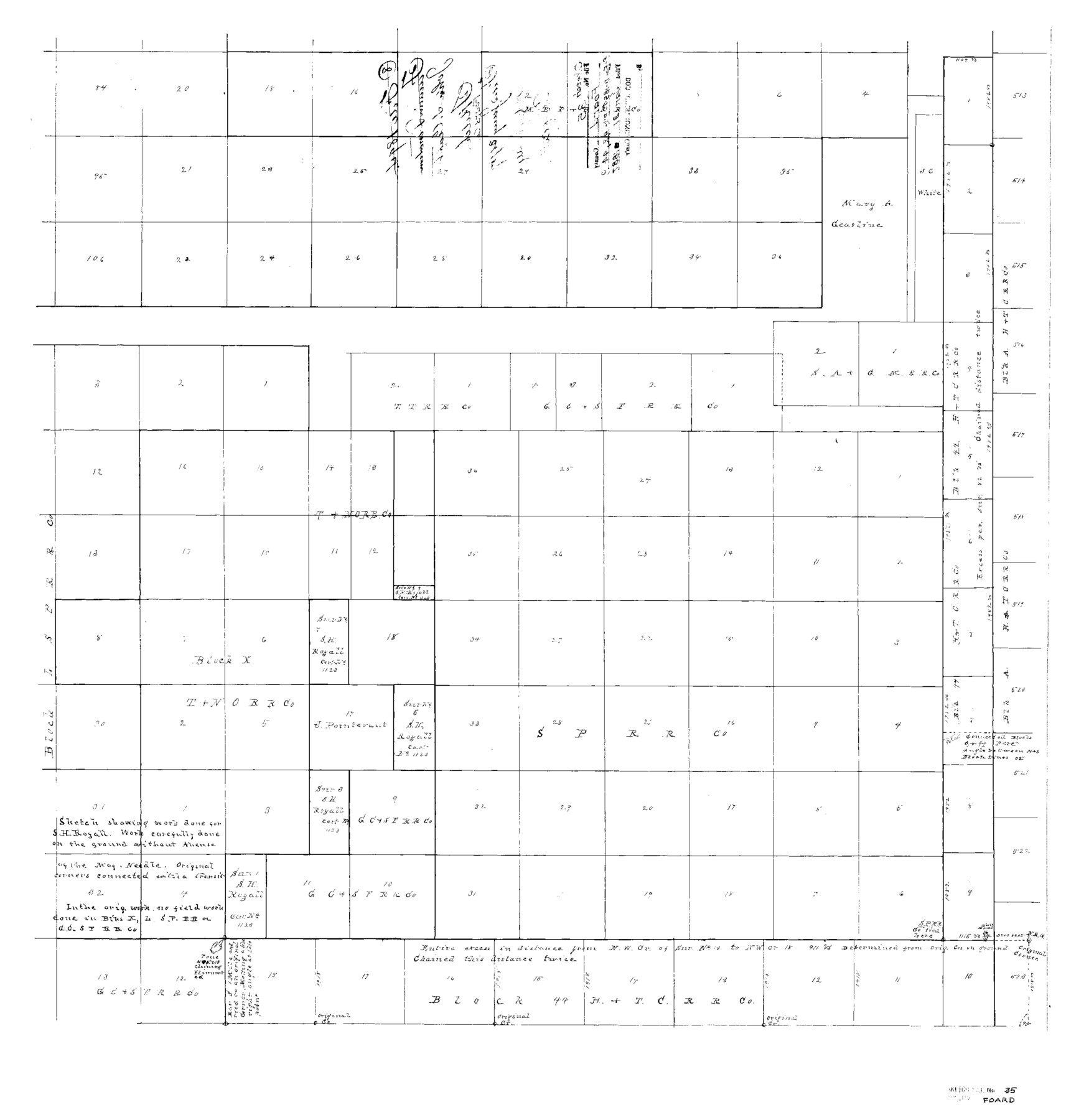 11496, Foard County Sketch File 35, General Map Collection