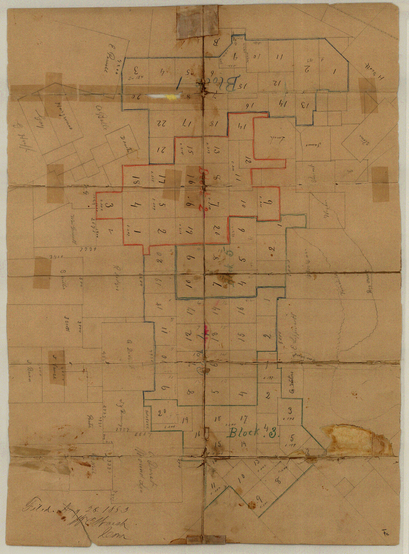 11503, Fort Bend County Sketch File 12, General Map Collection