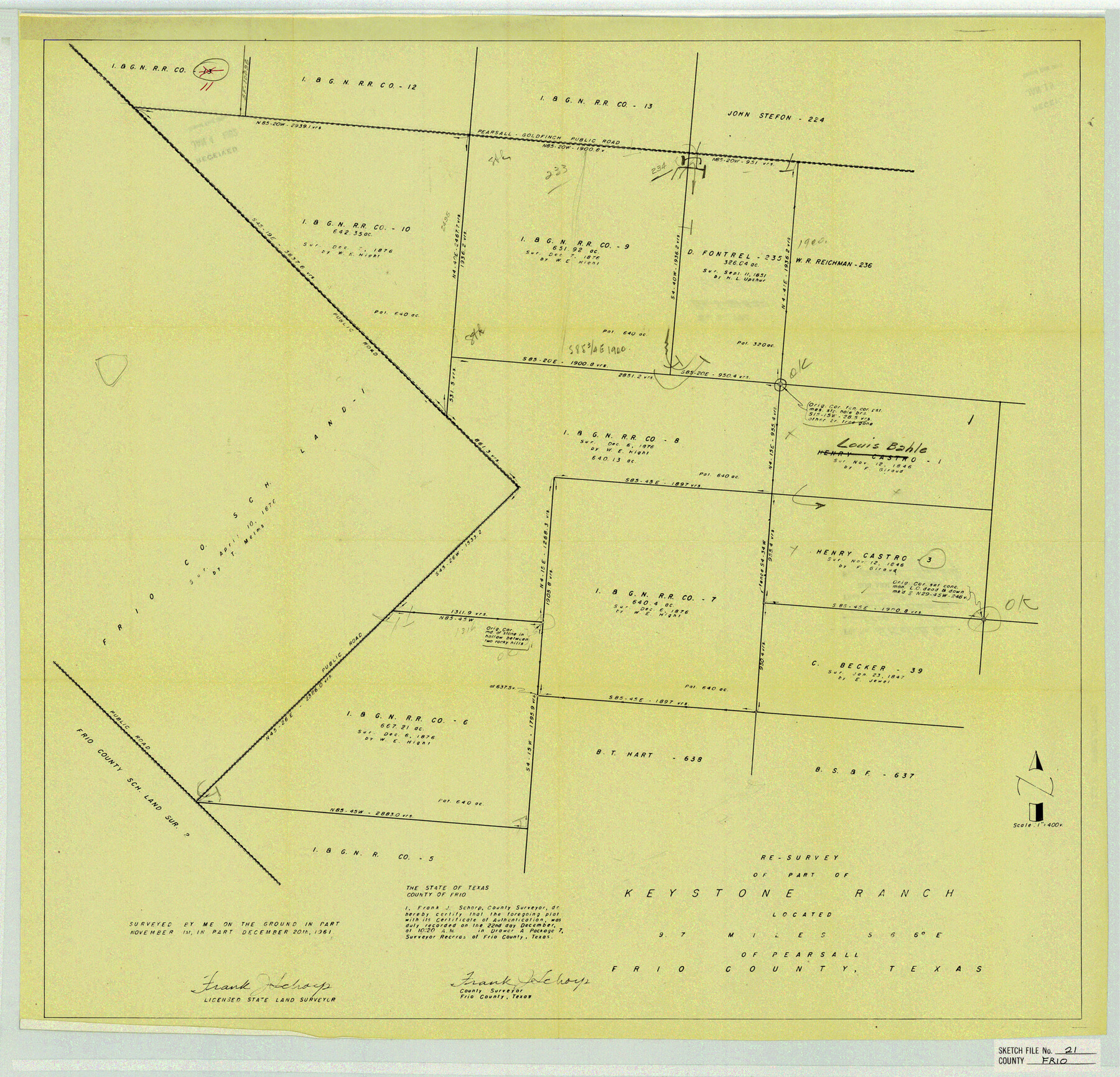 11520, Frio County Sketch File 21, General Map Collection
