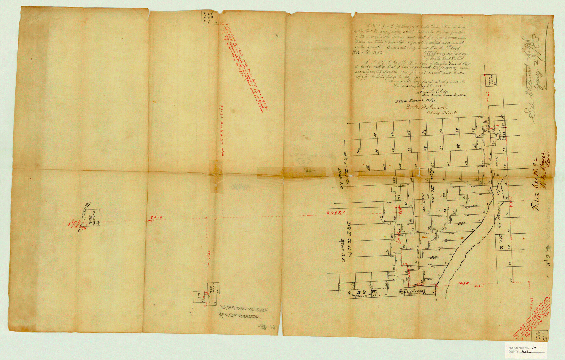 11607, Hall County Sketch File 14, General Map Collection