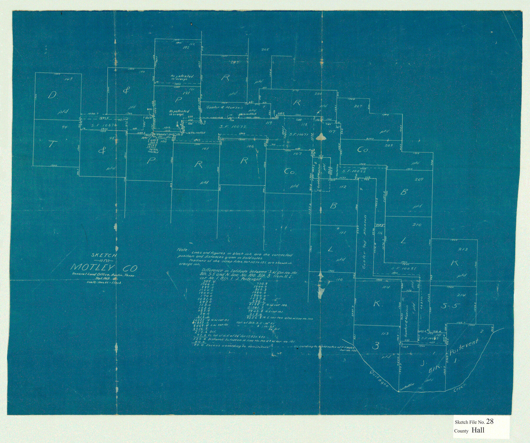 11611, Hall County Sketch File 28, General Map Collection