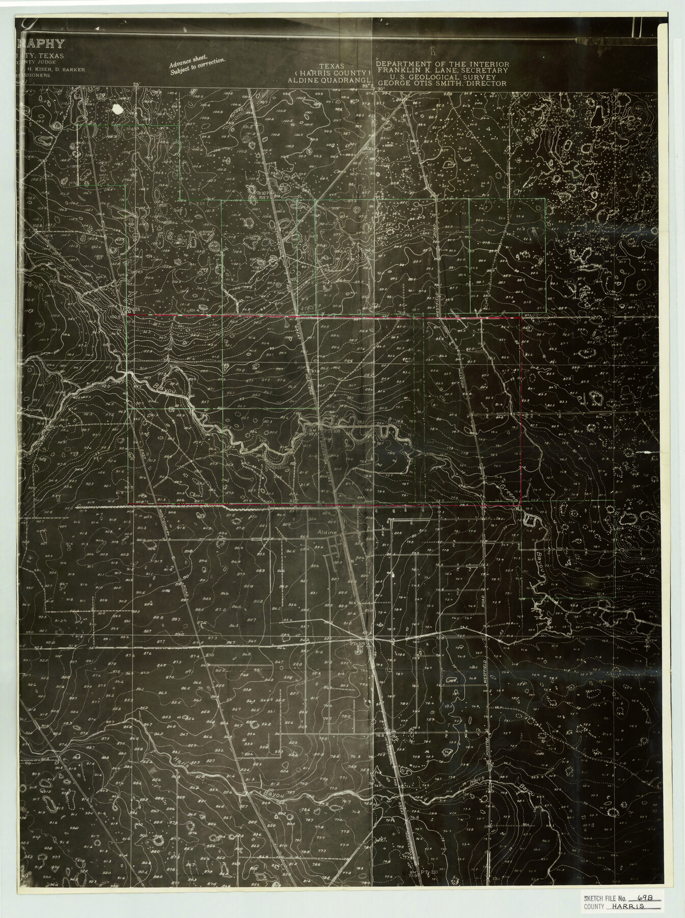 11664, Harris County Sketch File 69b, General Map Collection