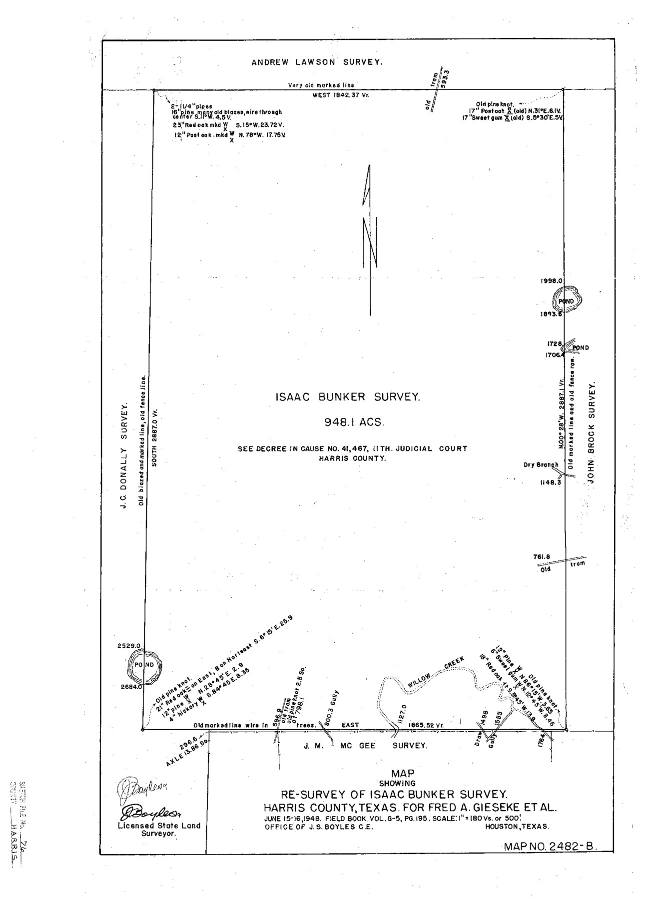 11665, Harris County Sketch File 76, General Map Collection