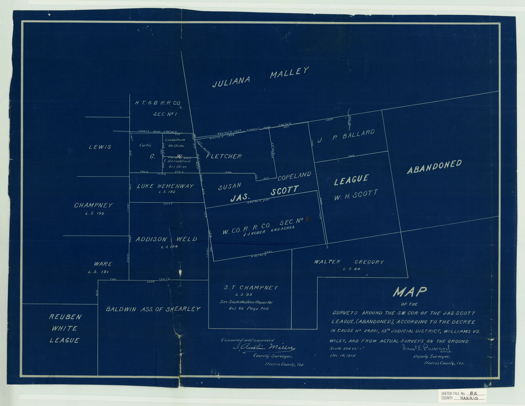 11670, Harris County Sketch File 82, General Map Collection