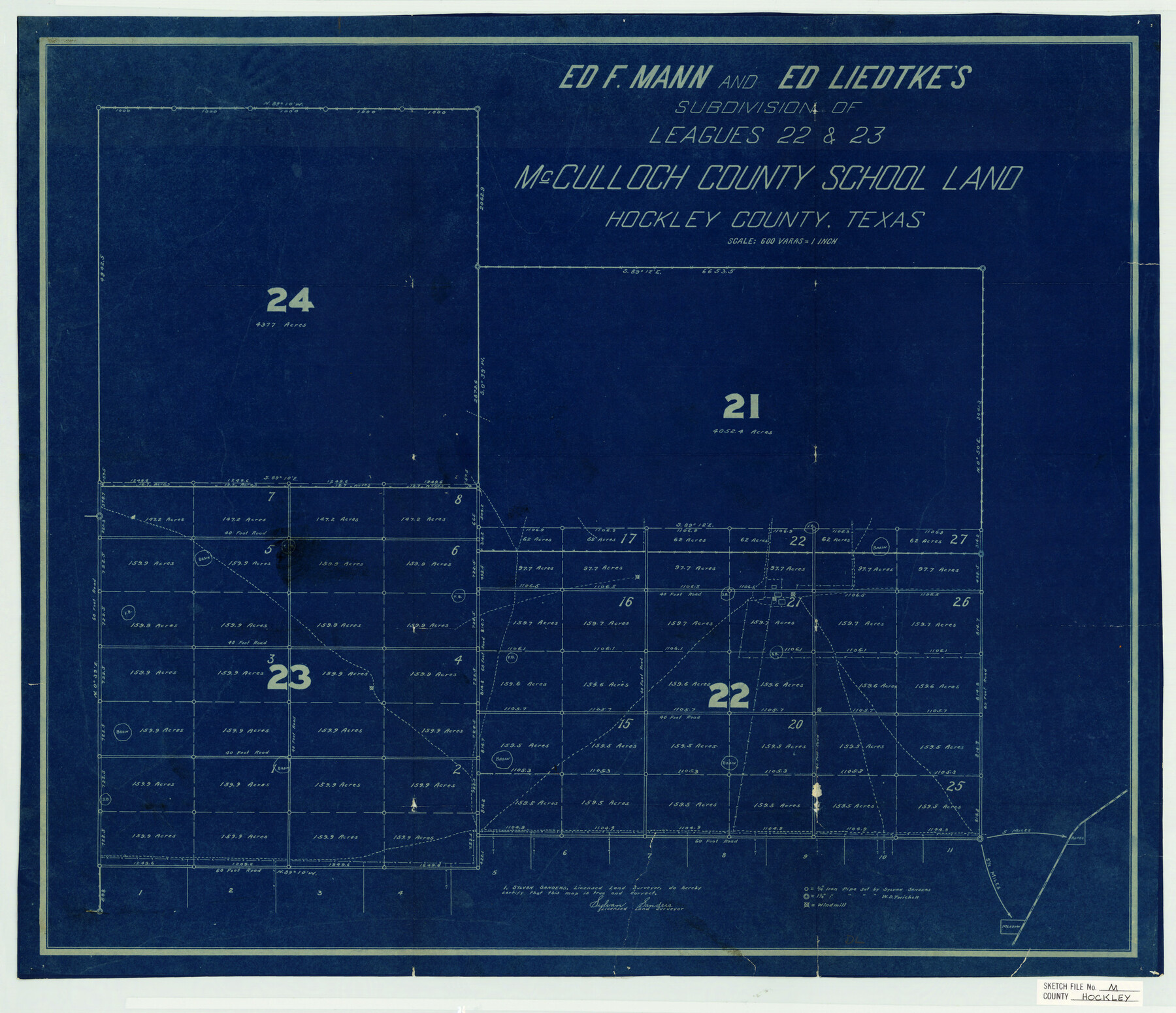 11777, Hockley County Sketch File M, General Map Collection