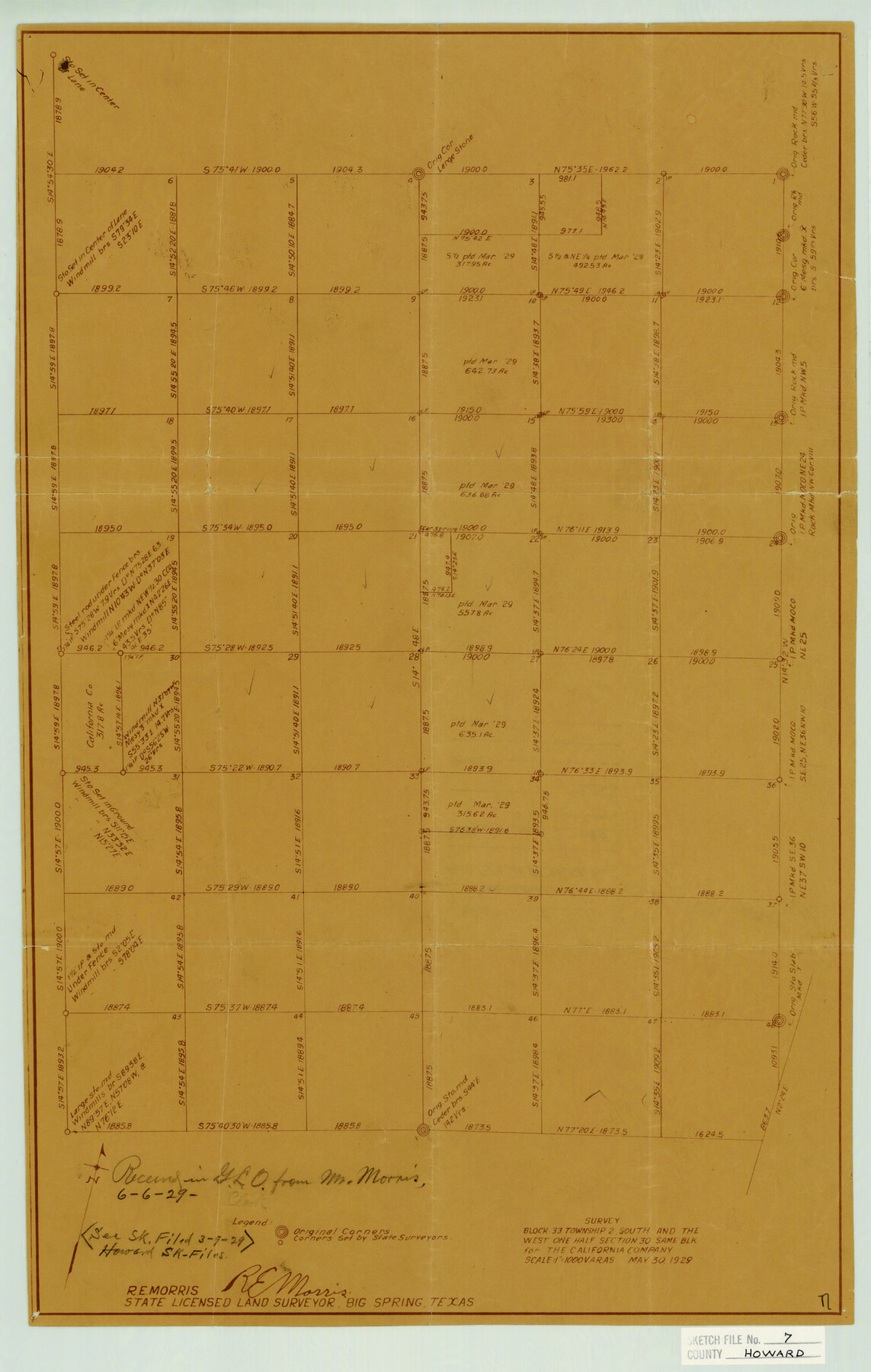 11795, Howard County Sketch File 7, General Map Collection