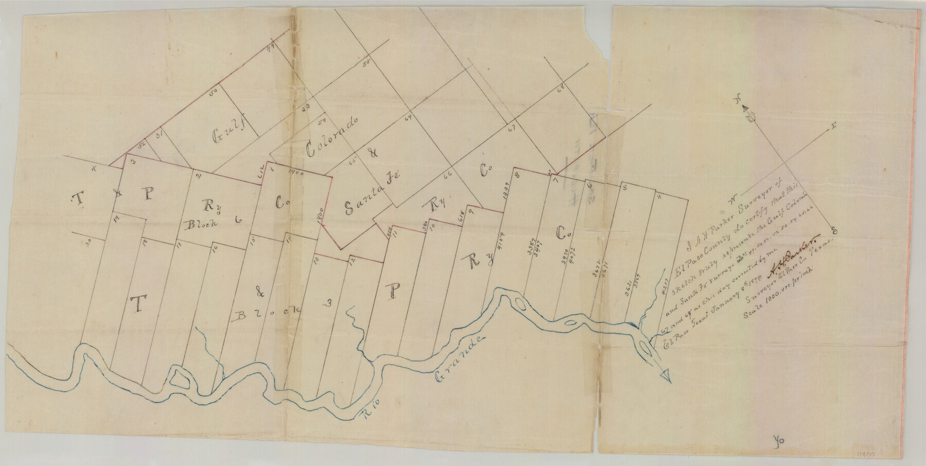 11800, Hudspeth county Sketch File 12a, General Map Collection