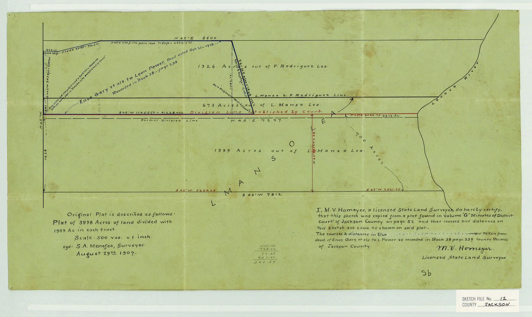 11838, Jackson County Sketch File 12, General Map Collection