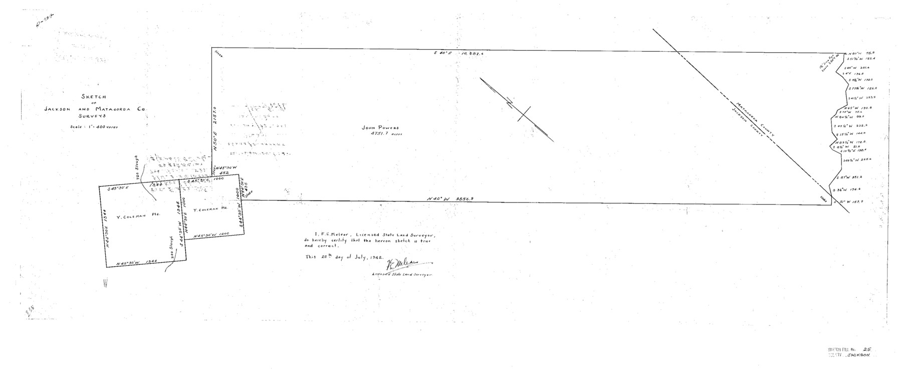 11845, Jackson County Sketch File 25, General Map Collection