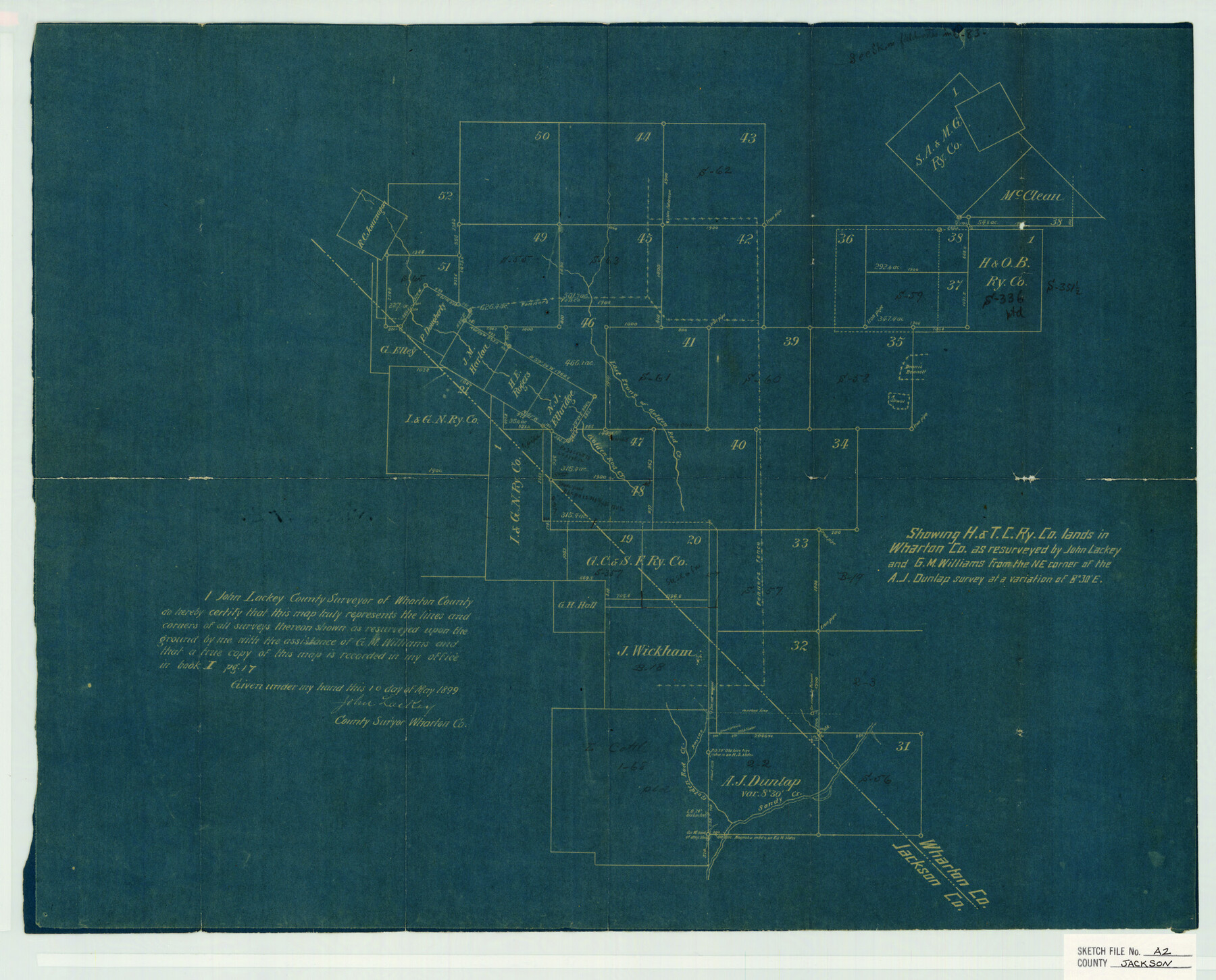 11848, Jackson County Sketch File A2 (1), General Map Collection