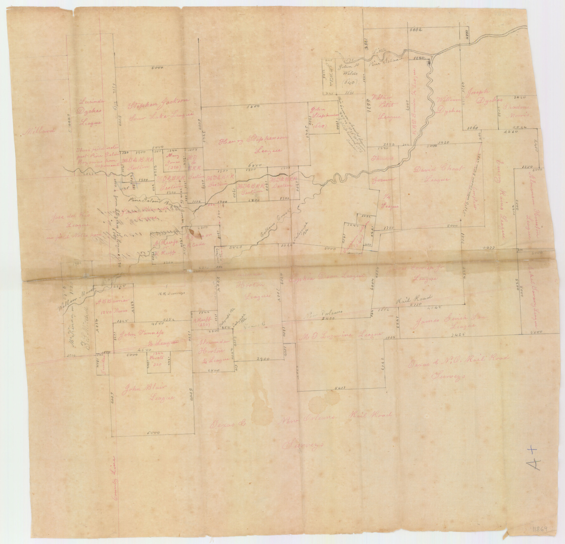 11869, Jefferson County Sketch File 15b, General Map Collection