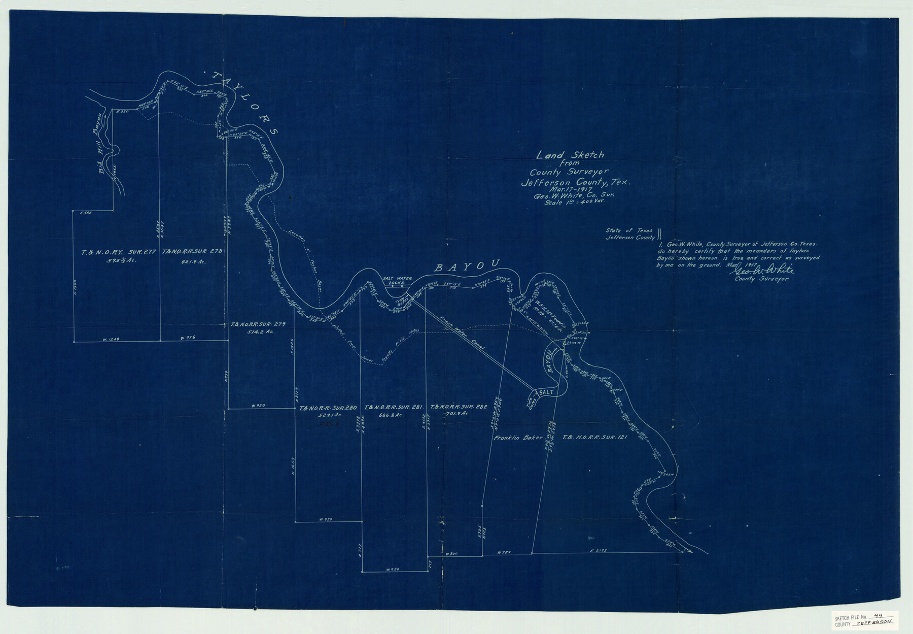 11878, Jefferson County Sketch File 44, General Map Collection