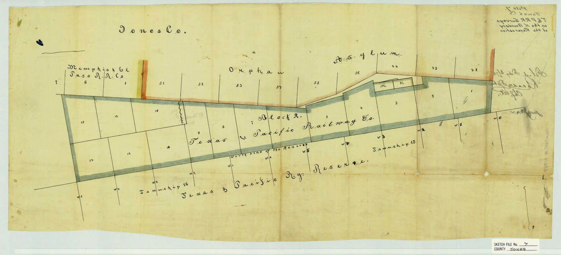 11897, Jones County Sketch File 7, General Map Collection