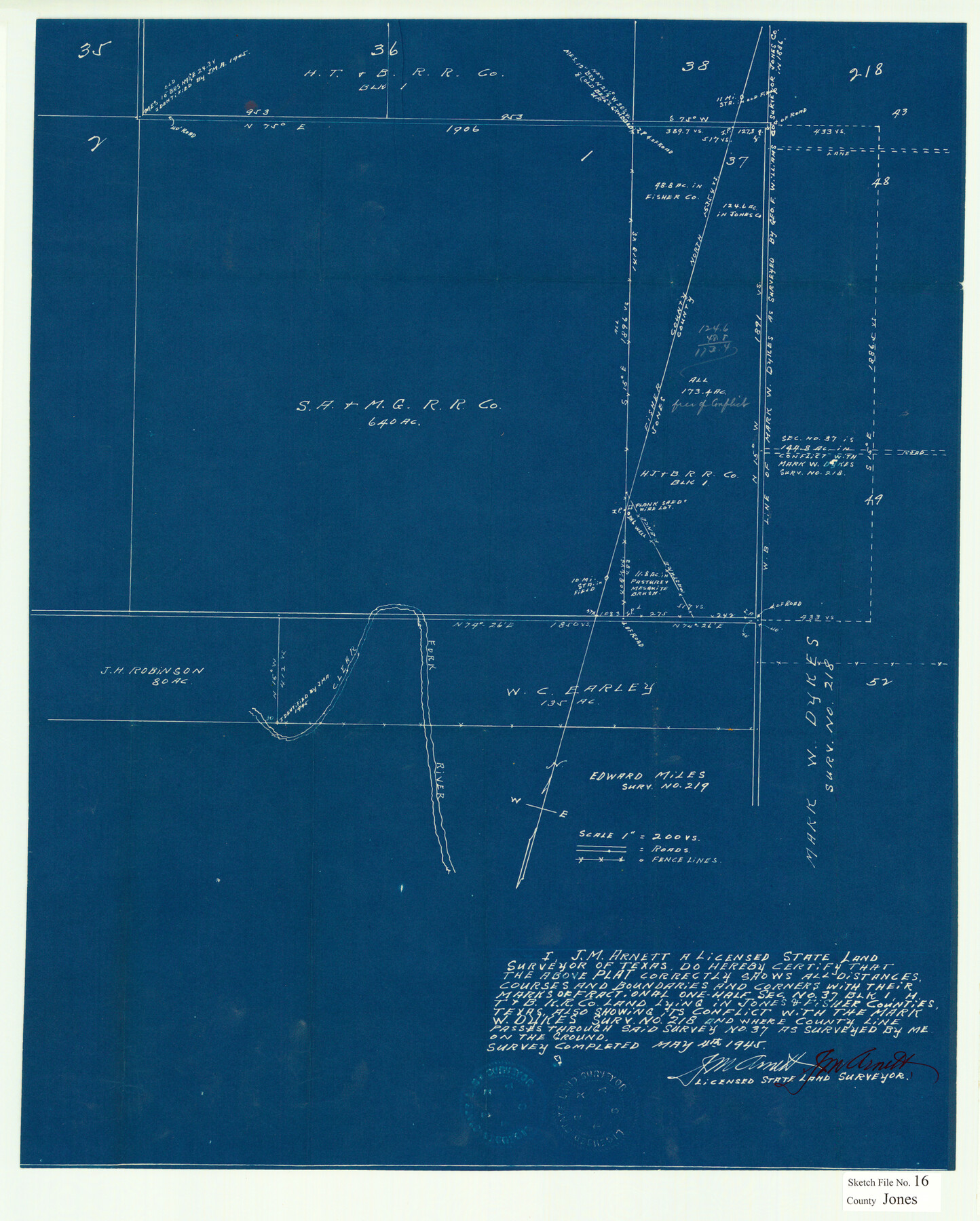 11901, Jones County Sketch File 16, General Map Collection