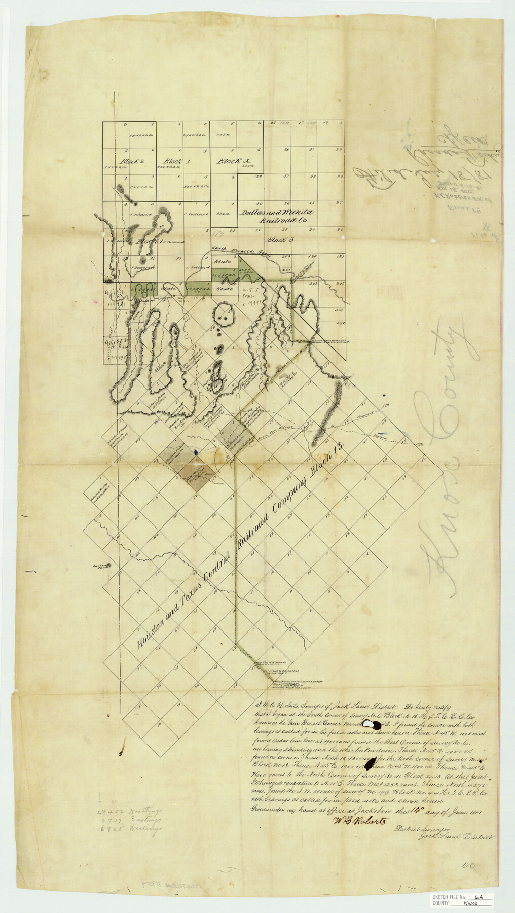 11954, Knox County Sketch File 6A, General Map Collection