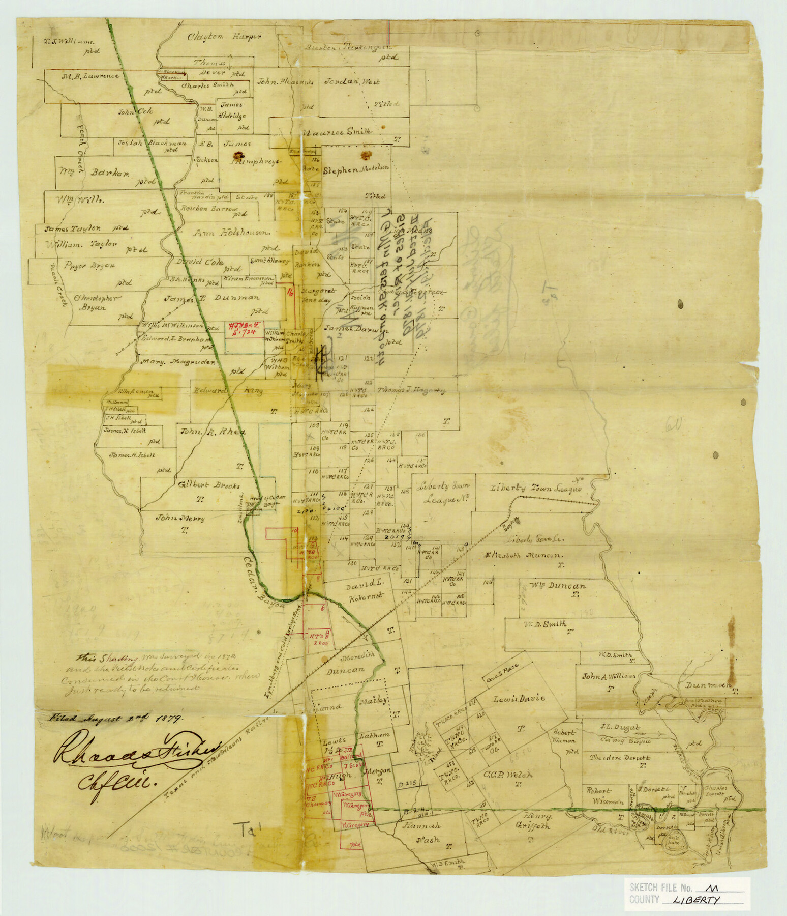 12000, Liberty County Sketch File M, General Map Collection