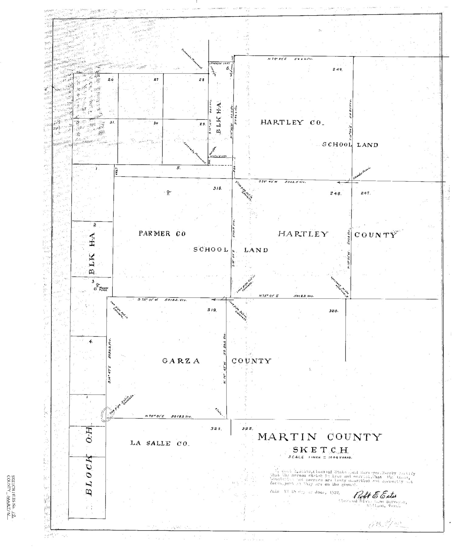 12030, Martin County Sketch File 12, General Map Collection