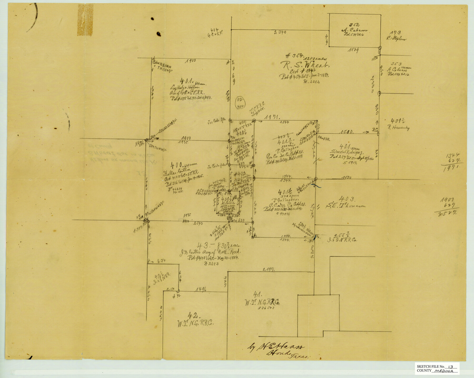 12069, Medina County Sketch File 13, General Map Collection