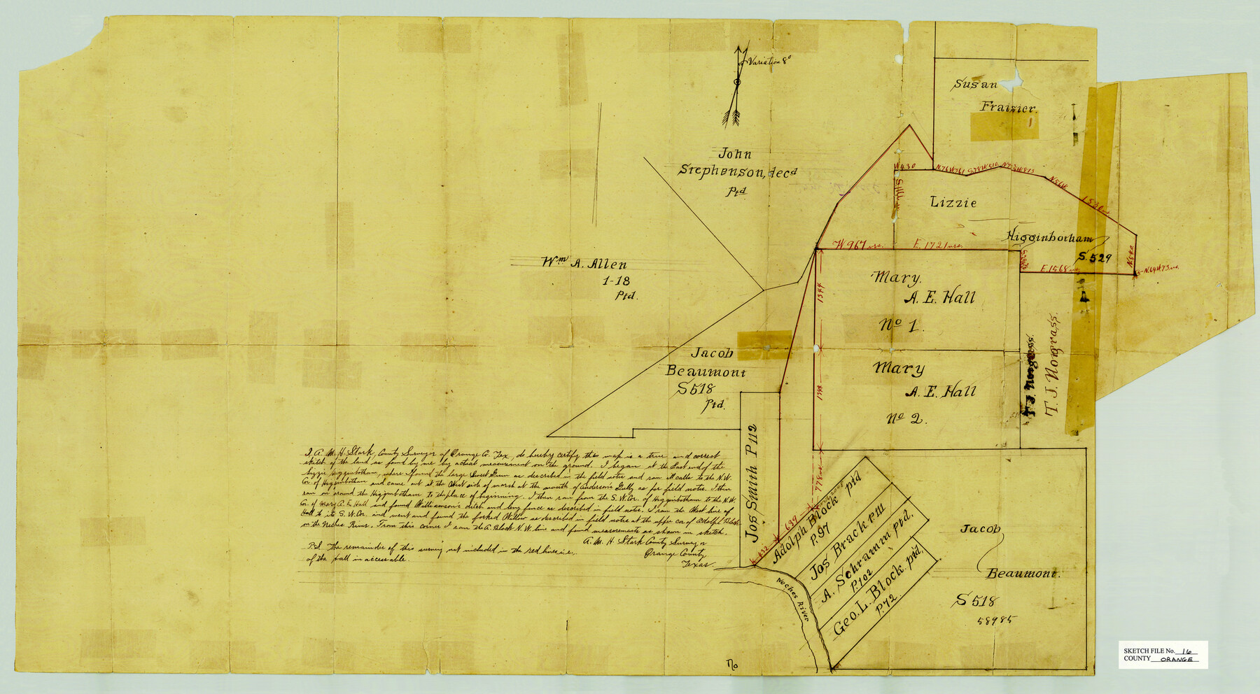 12119, Orange County Sketch File 16, General Map Collection